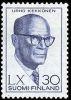 Finland 1960 - 60 th birthday of president Urho kekkonen FDC