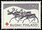 Suomi 1960 - Punainen Risti 1960 1/3 - 10mk + 2mk Porotokka