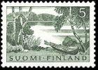 Finland 1961 - Lake and Rowboat 5mk