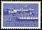 Suomi 1962 - Rautatie 100 vuotta 2/3 30mk Suomi 1962 - Rautatie 100 vuotta 2/3 30mk