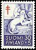 Finland 1962 - Anti tuberculosis 1962 3/3 - 30mk + 5mk Stoat