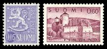 Suomi 1963 - Yleismerkit 0,05 & olavinlinna 0,60 FDC