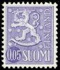 Suomi 1963 - Leijonamalli m63 0,05mk viol.sin. tyyppi x I Suomi 1963 - Leijonamalli m63 0,05mk viol.sin. tyyppi x I