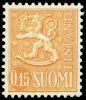 Finland 1972 - Coat of arms lion type m63 0,15mk brown orange type x II