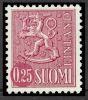 Suomi 1967 - Leijonamalli m63 0,25mk lila tyyppi x II Suomi 1967 - Leijonamalli m63 0,25mk lila tyyppi x II