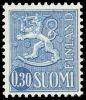 Suomi 1963 - Leijonamalli m63 0,30mk sininen Suomi 1963 - Leijonamalli m63 0,30mk sininen