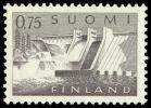 Suomi 1963 - Pyhäkoski, voimalaitos 0,75 mk Suomi 1963 - Pyhäkoski, voimalaitos 0,75 mk