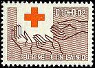 Finland 1963 - Red Cross 1963 1/3 - 0,10mk + 0,02mk Finnish Red Cross 100th anniv.