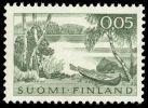 Finland 1963 - Lake and Rowboat 0,05mk