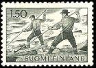 Finland 1963 - Log Floating x paper type