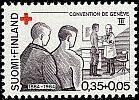 Finland 1964 - Red Cross 1964 3/4 - 0,35 + 0,05mk 100th anniv. of the Convention de Geneve