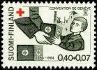 Suomi 1964 - Punainen Risti 1964 4/4 - 0,40 + 0,07mk Geneven sopimus 100 vuotta Suomi 1964 - Punainen Risti 1964 4/4 - 0,40 + 0,07mk Geneven sopimus 100 vuotta