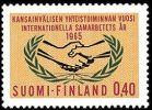 Finland 1965 - International Cooperation Year Emblem & UN 20 years FDC