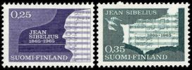 Suomi 1965 - Jean sibeliuksen syntymästä 100 v FDC Suomi 1965 - Jean sibeliuksen syntymästä 100 v FDC