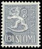 Finland 1973 - Coat of arms lion type m63 0,30mk grey type x II