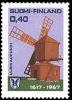 Finland 1967 - 350th anniv. of Uusikaupunki. Windmill