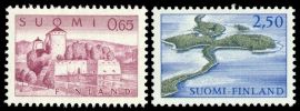 Suomi 1967 - Olavinlinna 0,65 mk & Punkaharhu 2,50 mk FDC