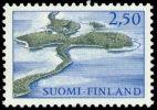 Suomi 1969 - Punkaharju tummempi b, moniväripainatus Suomi 1969 - Punkaharju tummempi b, moniväripainatus