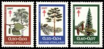 Suomi 1967 - Tuberkuloosi 1967 havupuut FDC Suomi 1967 - Tuberkuloosi 1967 havupuut FDC