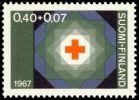 Finland 1967 - Red Cross 1967 3/3 - 0,40 + 0,07mk Red cross