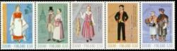 Finland 1972 - Regional costumes 1-5 FDC