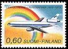 Finland 1973 - 50th anniv. of regular air service, Finnair FDC