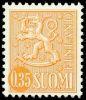 Finland 1974 - Coat of arms lion type m63 0,35mk orange FDC