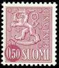 Finland 1974 - Coat of arms lion type m63 0,50mk lilac