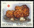 Finland 1974 - Red Cross 1974 Mushrooms 1/3 - 0,35 + 0,05mk Morel, y paper