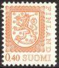 Finland 1987 - Coat of arms lion type m75 0,40 mk orange type II Dx