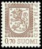Suomi 1975 - Leijonamalli m75 0,70mk ruskea tyyppi I Ay Suomi 1975 - Leijonamalli m75 0,70mk ruskea tyyppi I Ay