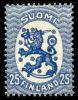 Suomi 1917 - Saarisen malli m17, 25p t.sininen, ilman vesileimaa Suomi 1917 - Saarisen malli m17, 25p t.sininen, ilman vesileimaa
