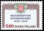 Suomi 1976 - Valtionkonttori 100 vuotta nelilö FDC