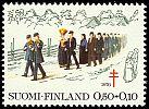 Suomi 1976 - Tuberkuloosi 1976 1/3 - 0,50 + 0,10mk Kruunumorsianperinne Suomi 1976 - Tuberkuloosi 1976 1/3 - 0,50 + 0,10mk Kruunumorsianperinne