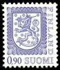 Finland 1977 - Coat of arms lion type m75 0,90mk viol.blue type I