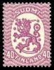 Suomi 1917 - Saarisen malli m17, 40p lila ilman vesileimaa, A hammaste Suomi 1917 - Saarisen malli m17, 40p lila ilman vesileimaa, A hammaste