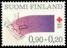 Suomi 1977 - Punainen Risti 1977 3/3 - 0,90 + 0,20mk Veripalvelu