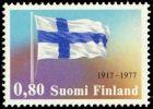 Suomi 1977 - Itsenäinen Suomi 60 vuotta 0,80mk Suomi 1977 - Itsenäinen Suomi 60 vuotta 0,80mk