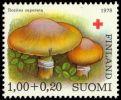 Suomi 1978 - Punainen Risti 1978 sieniä 3/3 - 1,00 + 0,20mk Kehnäsieni Suomi 1978 - Punainen Risti 1978 sieniä 3/3 - 1,00 + 0,20mk Kehnäsieni