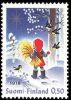 Finland 1978 - Christmas stamp 1978 Girl with sheaf