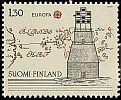 Suomi 1979 - Eurooppa CEPT 2/2 1,30 mk lennättimen torni Suomi 1979 - Eurooppa CEPT 2/2 1,30 mk lennättimen torni