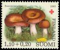 Finland 1980 - Red Cross 1980 Mushrooms 3/3 - 1,10 + 0,20mk Russula paludosa