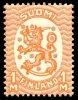 Suomi 1930 - Saarisen malli m17, 1mk oranssi ilman vesileimaa (1930) Suomi 1930 - Saarisen malli m17, 1mk oranssi ilman vesileimaa (1930)