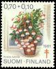 Finland 1981 - Anti tuberculosis 1981 Flowers 1/3 - 0,70 + 0,10mk Fuchsia