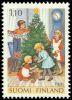 Finland 1981 - Christmas stamp 1981 2/2 - 1,10 mk Decorating Christmas tree