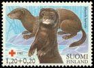 Finland 1982 - Red Cross 1982 3/3 - 1,20 + 0,20mk European minks