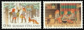 Suomi 1982 - Joulupostimerkit 1982 FDC Suomi 1982 - Joulupostimerkit 1982 FDC