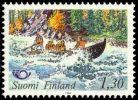 Suomi 1983 - Pohjola 1983 2/2 - 1,30mk Koskenlaskijat Suomi 1983 - Pohjola 1983 2/2 - 1,30mk Koskenlaskijat