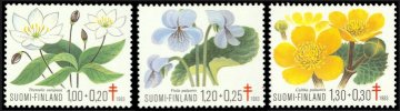 Suomi 1983 - Tuberkuloosi 1983 Kukkia FDC