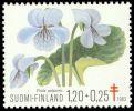 Suomi 1983 - Tuberkuloosi 1983 Kukkia 2/3 - 1,20 + 0,25mk Suo-orvokki Suomi 1983 - Tuberkuloosi 1983 Kukkia 2/3 - 1,20 + 0,25mk Suo-orvokki